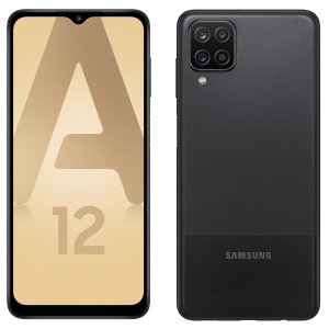 Samsung Galaxy A12  - 4G / 64Go - Double SIM - Noir - Débloqué - 
