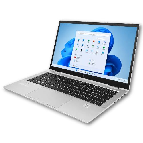 HP EliteBook X360 1030 G7 vue face 2