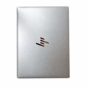 Ordinateur portable HP EliteBook 830 G10 neuf, capot fermé vu de dessus sur fond blanc