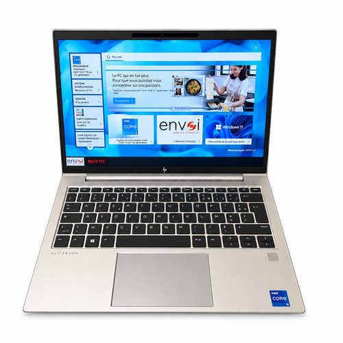 Ordinateur portable HP EliteBook 830 G10 neuf, vue principale sur fond blanc