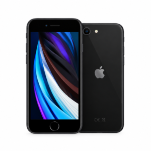 Smartphone IPhone SE 2020, vue principale sur fond blanc